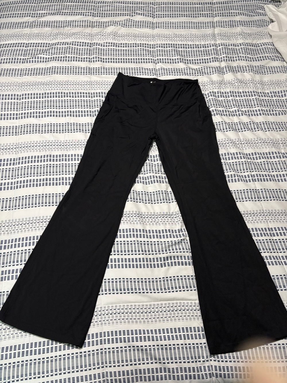Women's Black Boot-Cut Pants - Sleek Everyday Flare